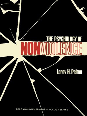 cover image of The Psychology of Nonviolence